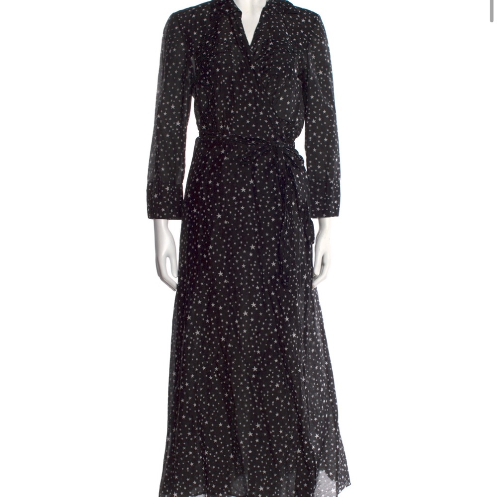 Diane von Furstenburg size medium maxi star wrap dress